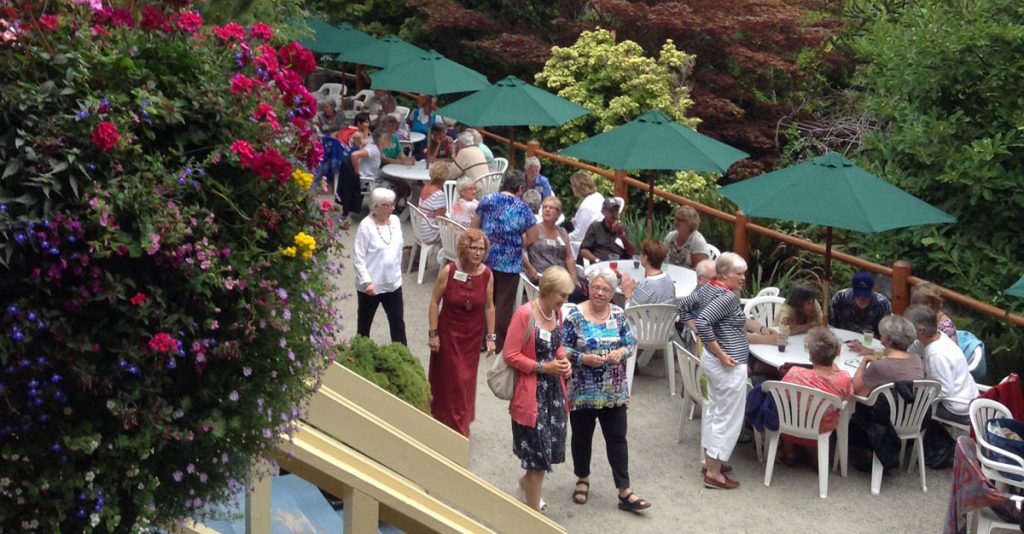 Mixing and mingling at the festival