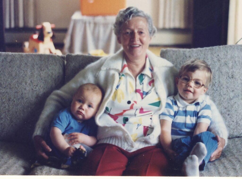 Marie Steel with nephews Ryan and Owen Bebb